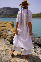 ANITA COTTON MAXI DRESS SWEET WHITE