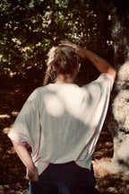 LYDIA LOVE COTTON JERSEY TOP  IBIZA PINK