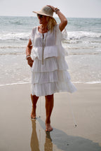 NOELLE COTTON DRESS SWEET WHITE