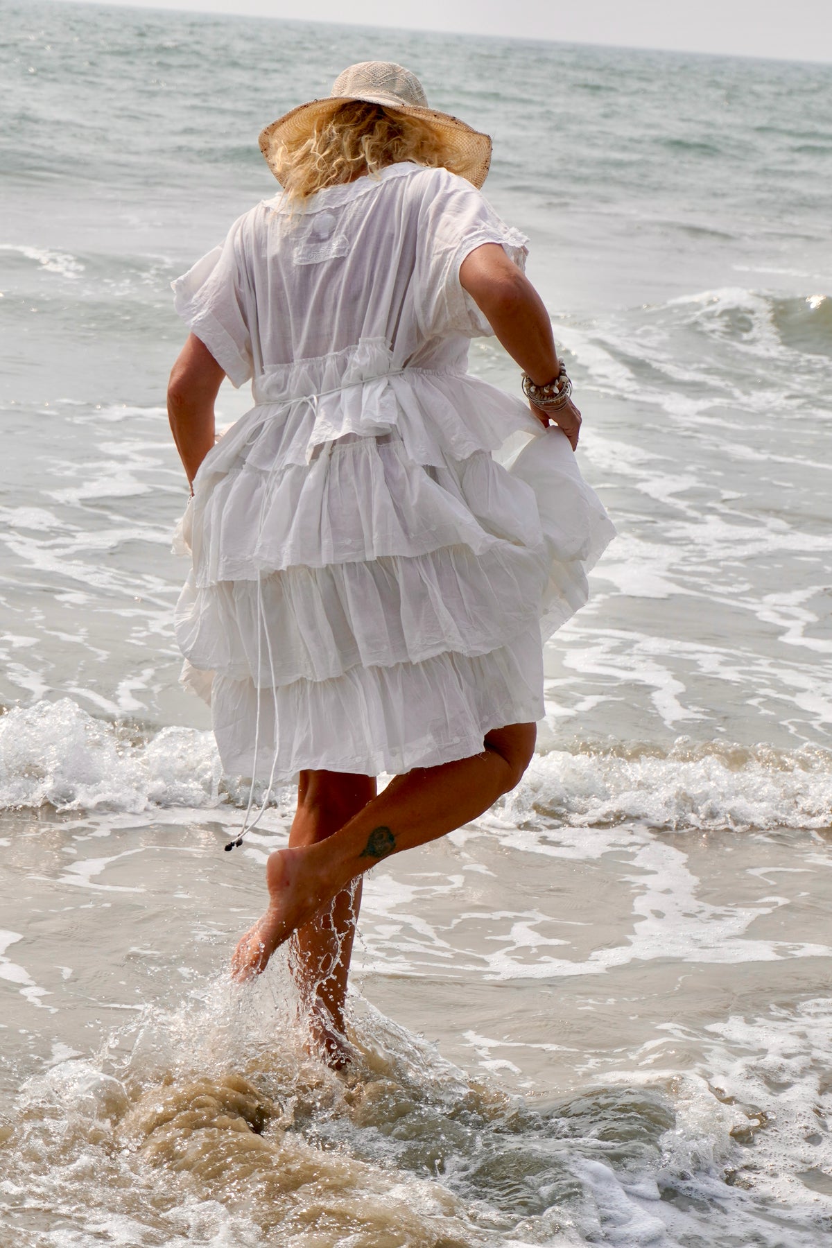 NOELLE COTTON DRESS SWEET WHITE