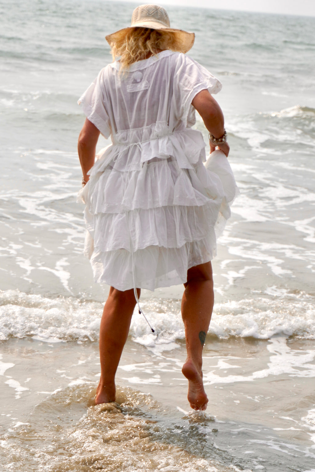 NOELLE COTTON DRESS SWEET WHITE