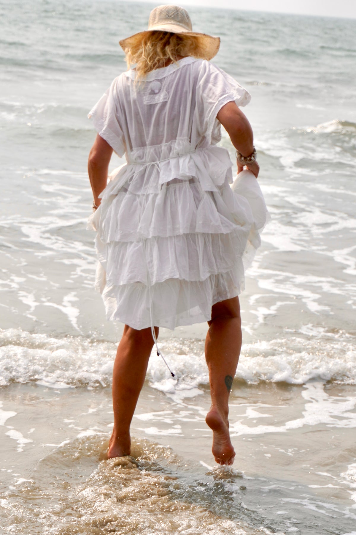NOELLE COTTON DRESS SWEET WHITE
