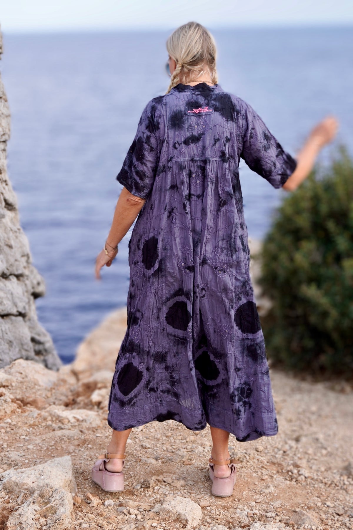 ANITA BAUMWOLL MAXIKLEID IBIZA PINK