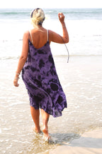 ANITA SUNNIE COTTON BATIK DRESS BLACK GREY