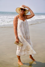 ANITA BAUMWOLL MAXIKLEID IBIZA PINK
