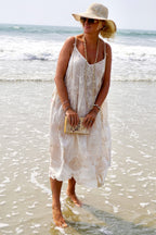 ANITA BAUMWOLL MAXIKLEID IBIZA PINK