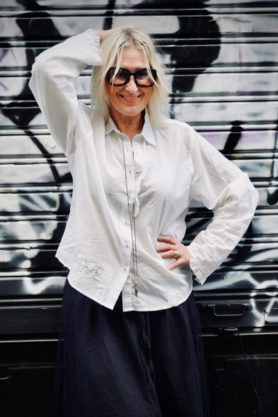 AVA COTTON BLOUSE MALIBU