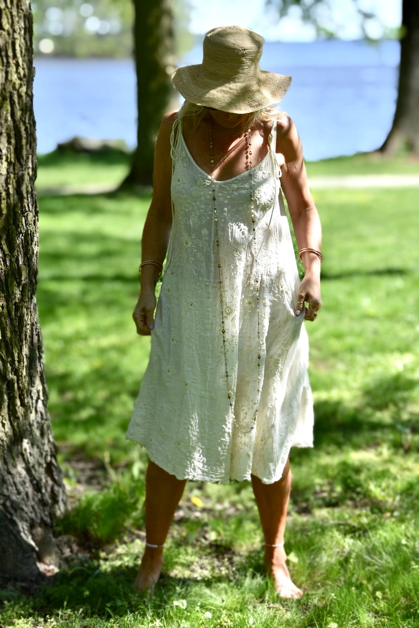 BOHO UNDIE LUXE COTTON DRESS MALIBU