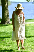 BOHO UNDIE LUXE COTTON DRESS MALIBU