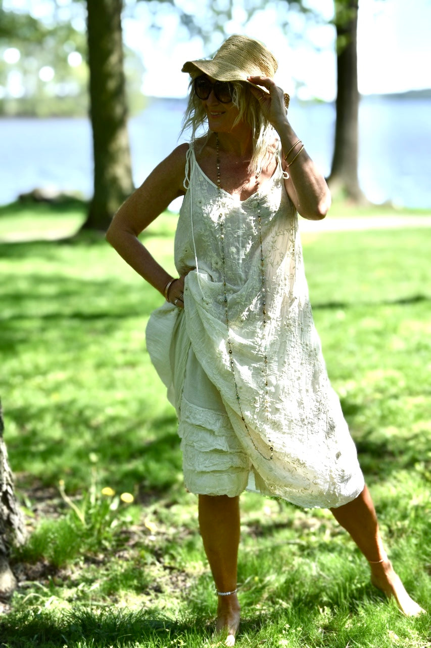 BOHO UNDIE LUXE COTTON DRESS MALIBU