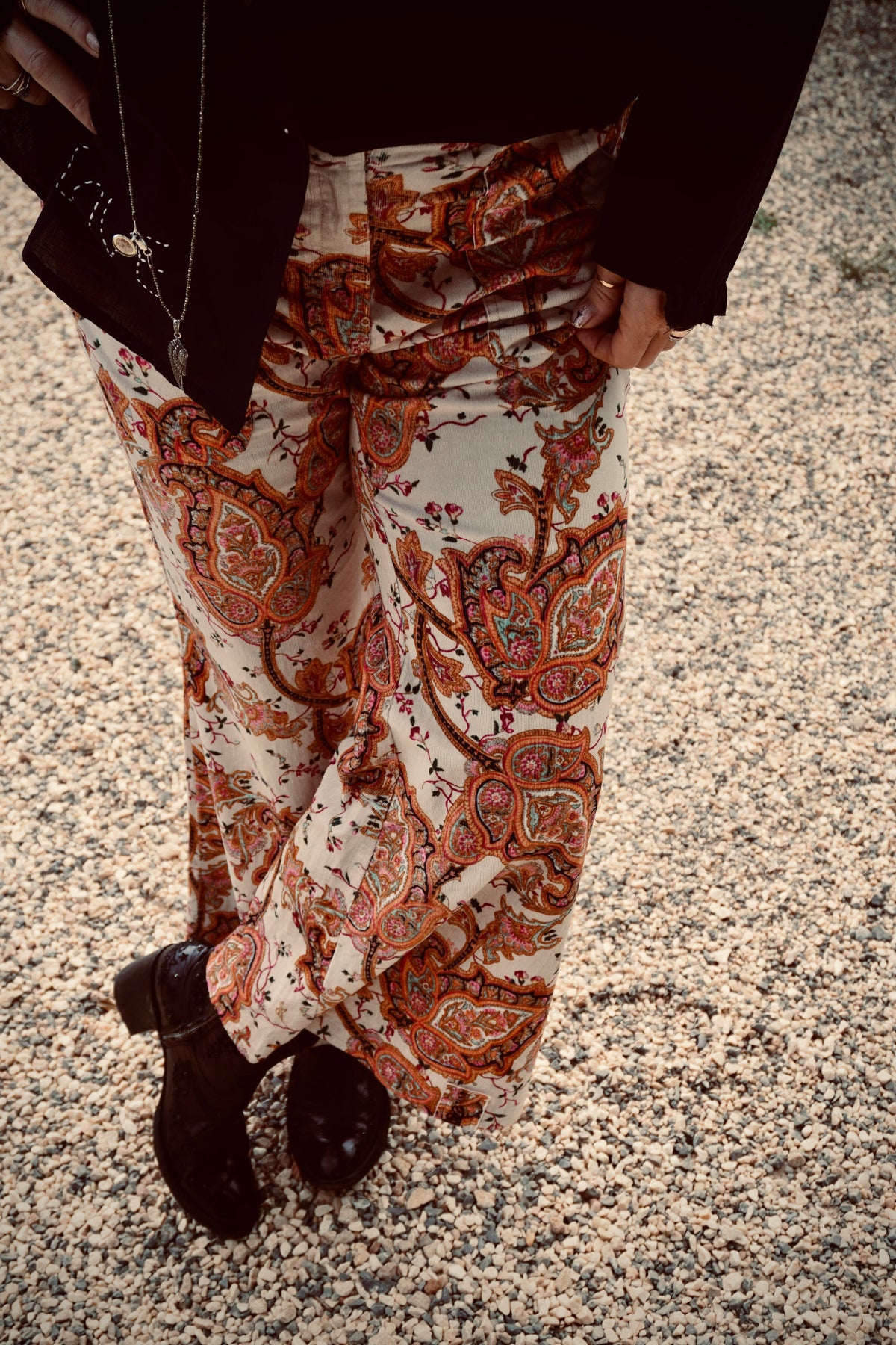 BONNIE PAISLEY CORDUROY PANT