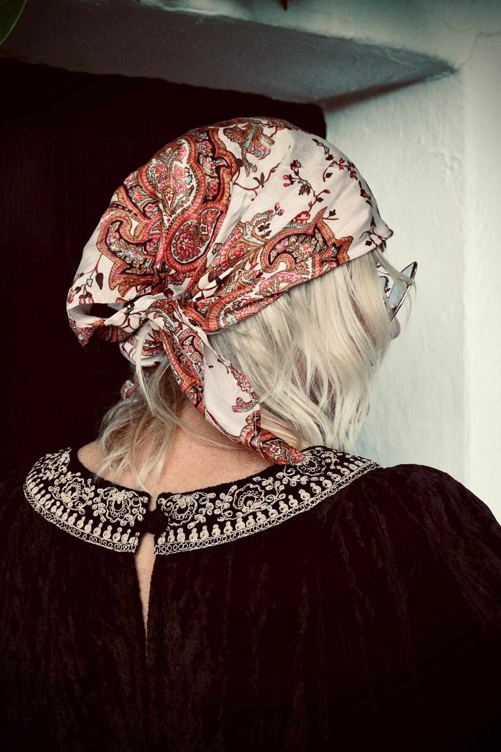 BONNIE SHELLEY SILK SCARF TUSCAN MALIBU