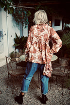 BONNIE SHELLEY PAISLEY SILK TOP