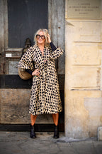 BONNIE SHELLEY COTTON DRESS CHEETAH