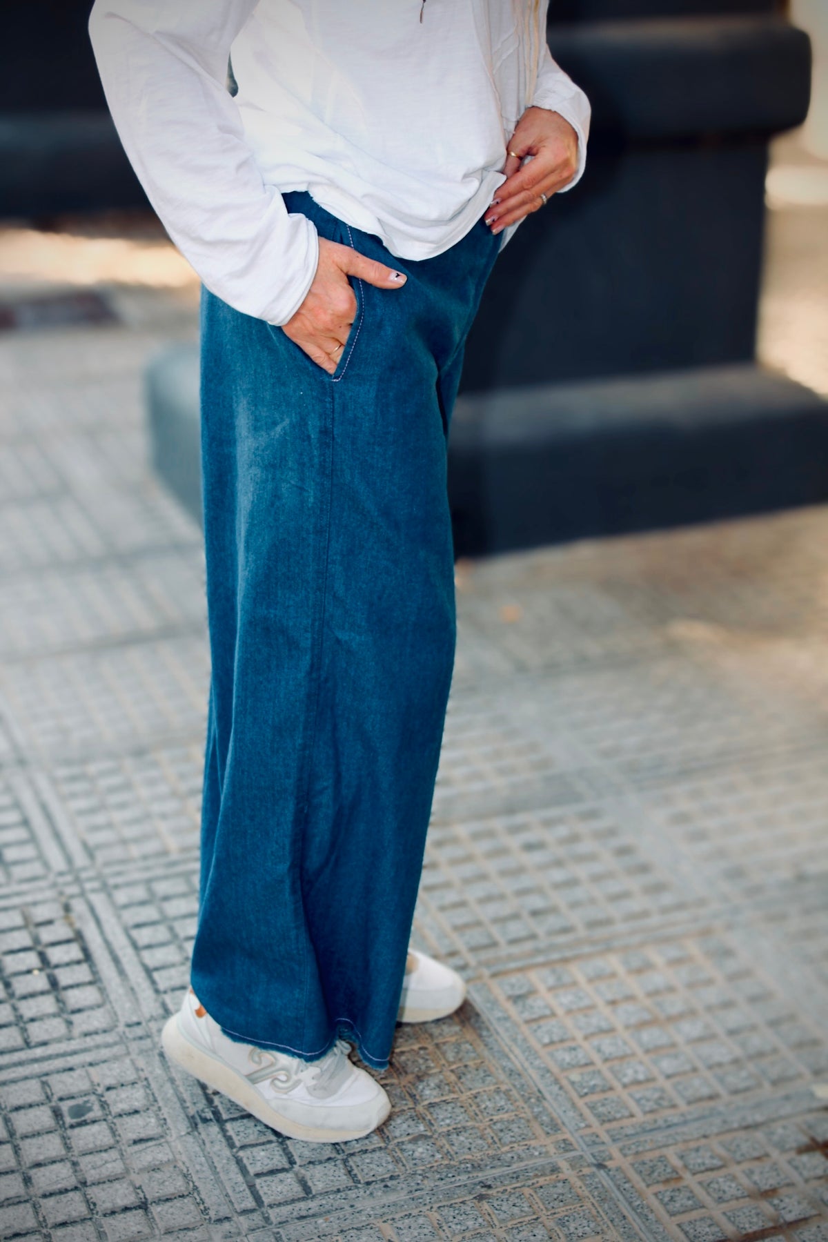 DAKOTA COTTON DENIM PANT