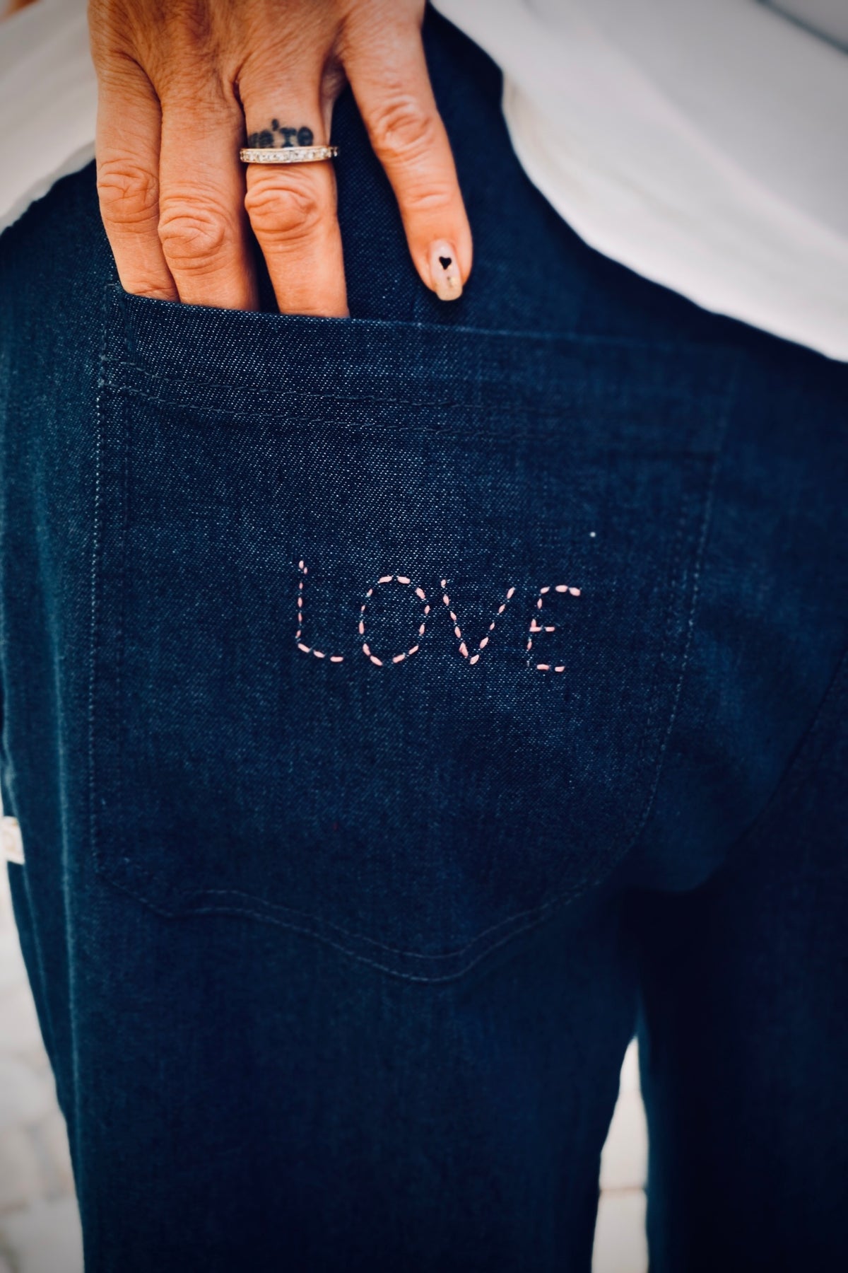 DAKOTA COTTON DENIM PANT