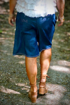 DAKOTA COTTON DENIM SHORTS