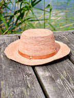 GASTON RAFFIA HAT LIGHT PINK