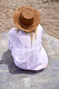GASTON RAFFIA HAT LIGHT BROWN