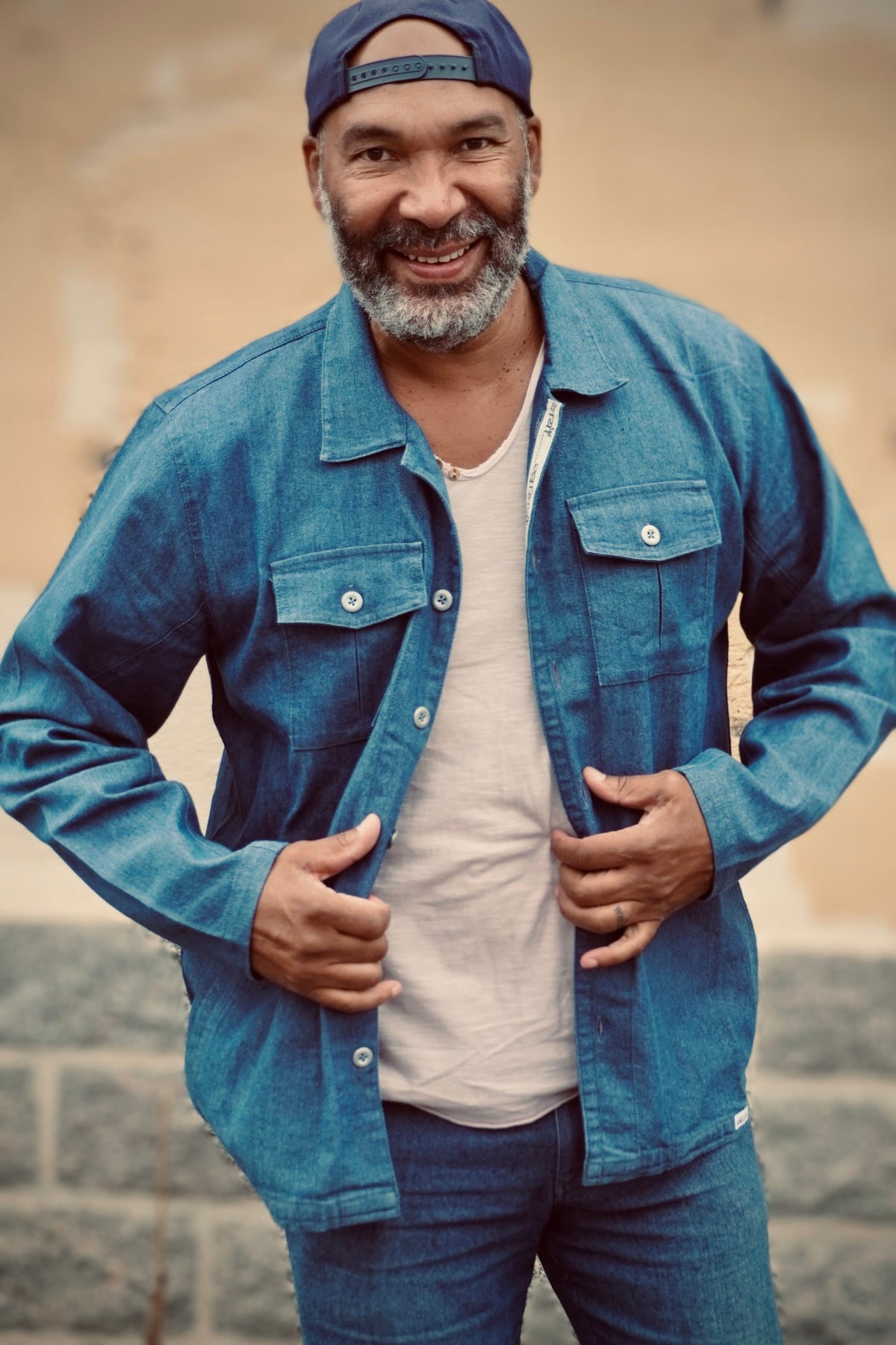 ILKER DENIM JACKET BLUE LOVE