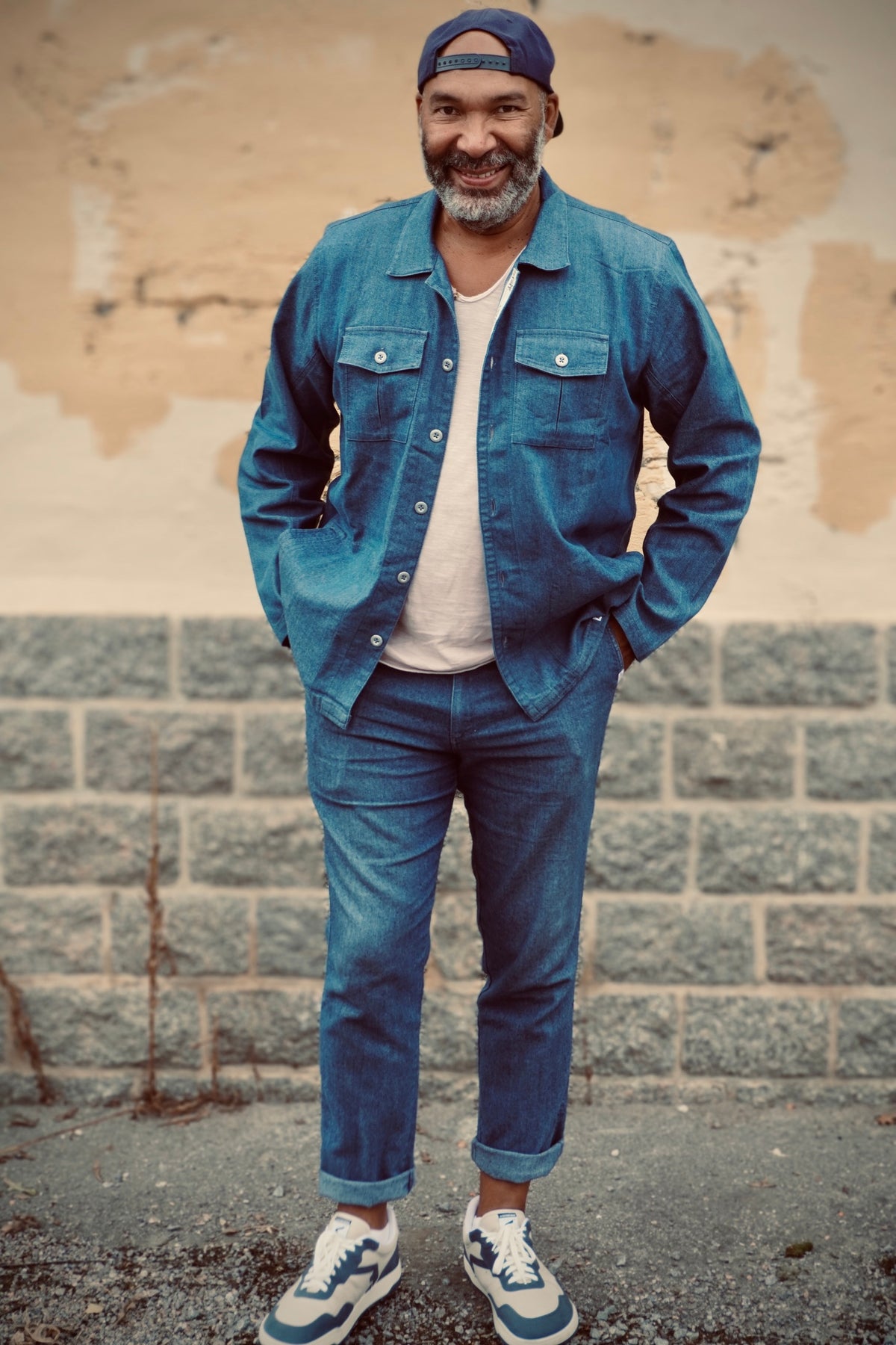 ILKER DENIM JACKET BLUE LOVE