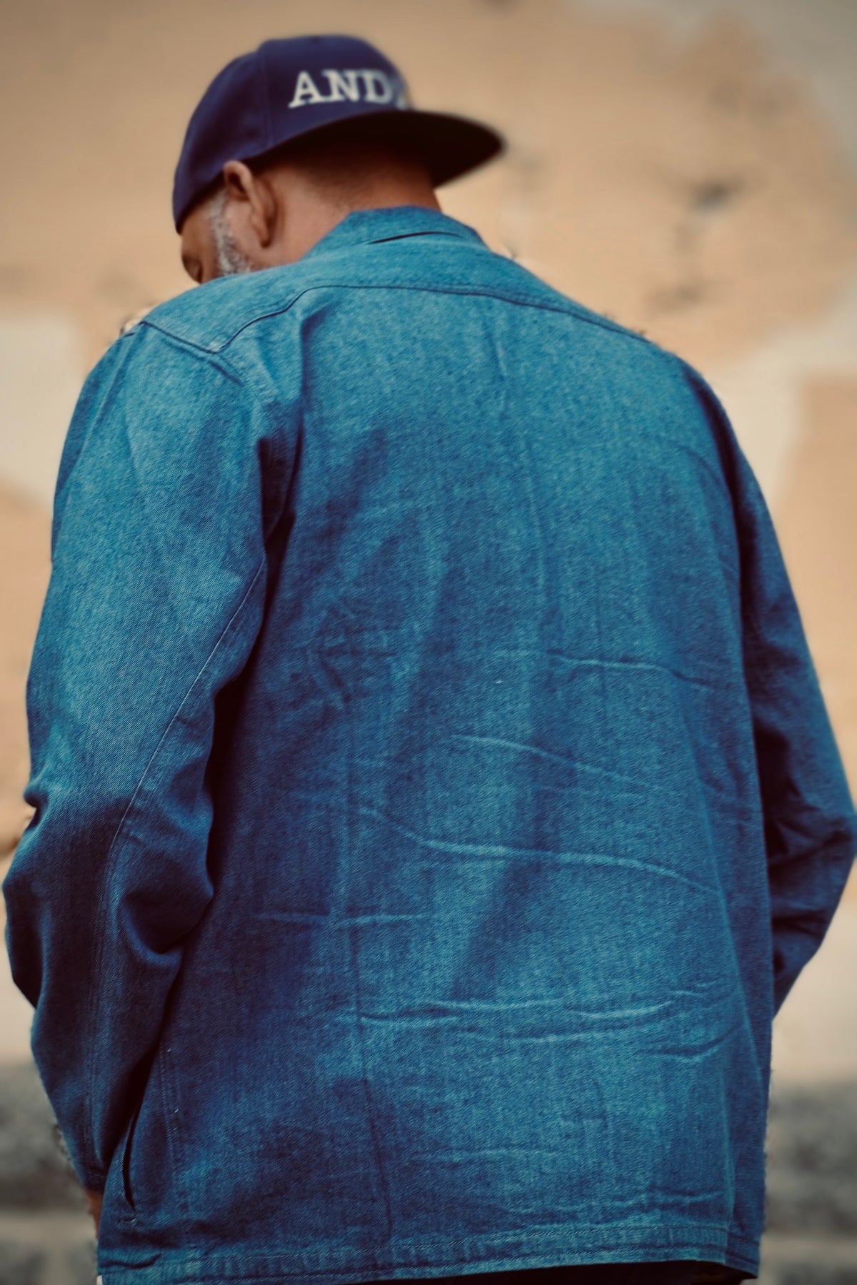 ILKER DENIM JACKET BLUE LOVE