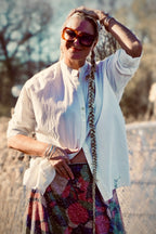 IMI COTTON BLOUSE OFF WHITE