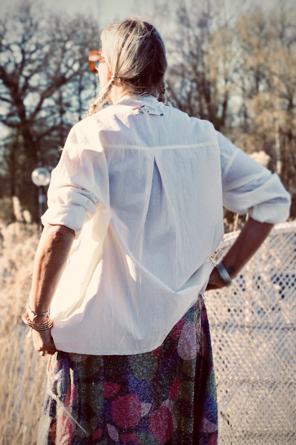 IMI COTTON BLOUSE OFF WHITE