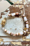 BUDDHA BRACELET POWDER PINK