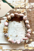 BUDDHA BRACELET DUSTY PINK