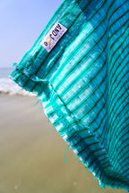 JOE SHIRT LINEN GREEN STRIPE