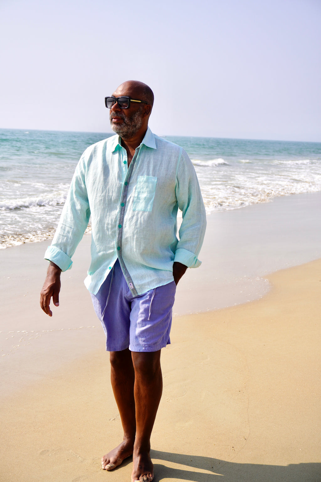 JOE SHIRT LINEN ARUBA MINT
