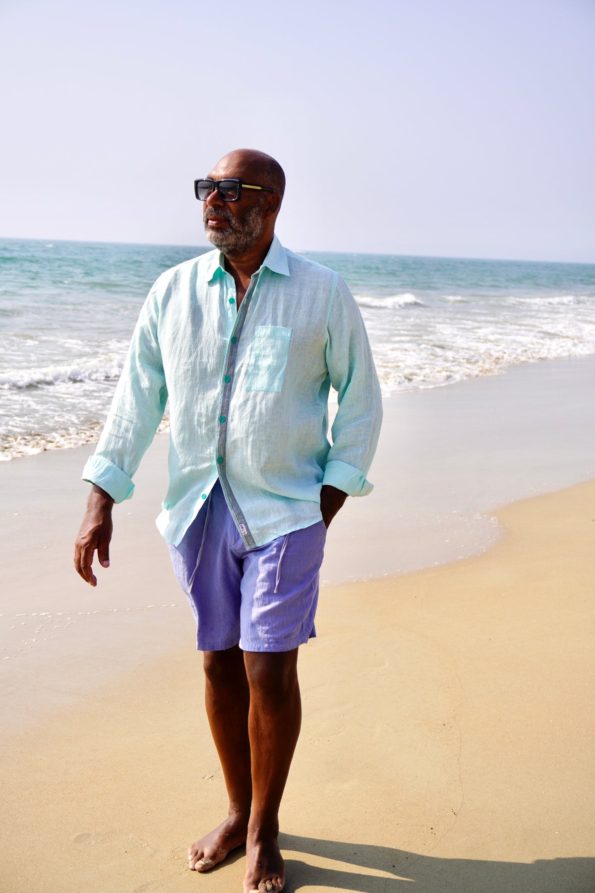 JOE SHIRT LINEN ARUBA MINT