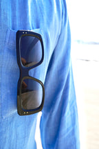 JOE SHIRT LINEN ARUBA BLUE