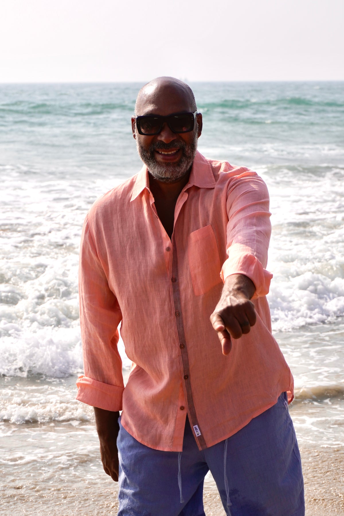 JOE SHIRT LINEN ARUBA PEACH