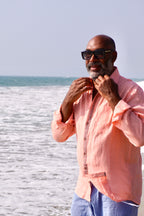 JOE SHIRT LINEN ARUBA PEACH