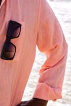 JOE SHIRT LINEN ARUBA PEACH