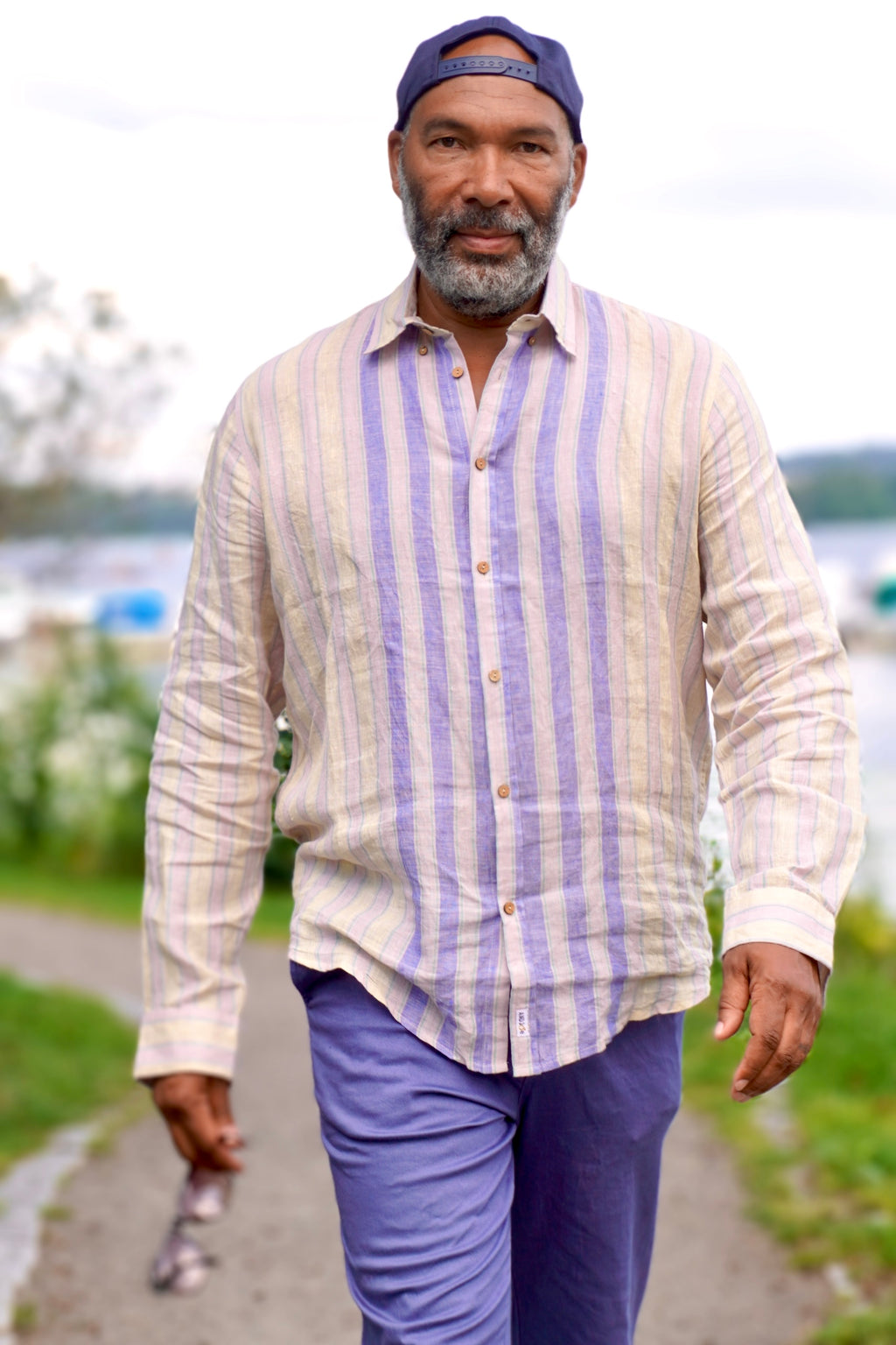 JOE SHIRT LINEN ICECREAM