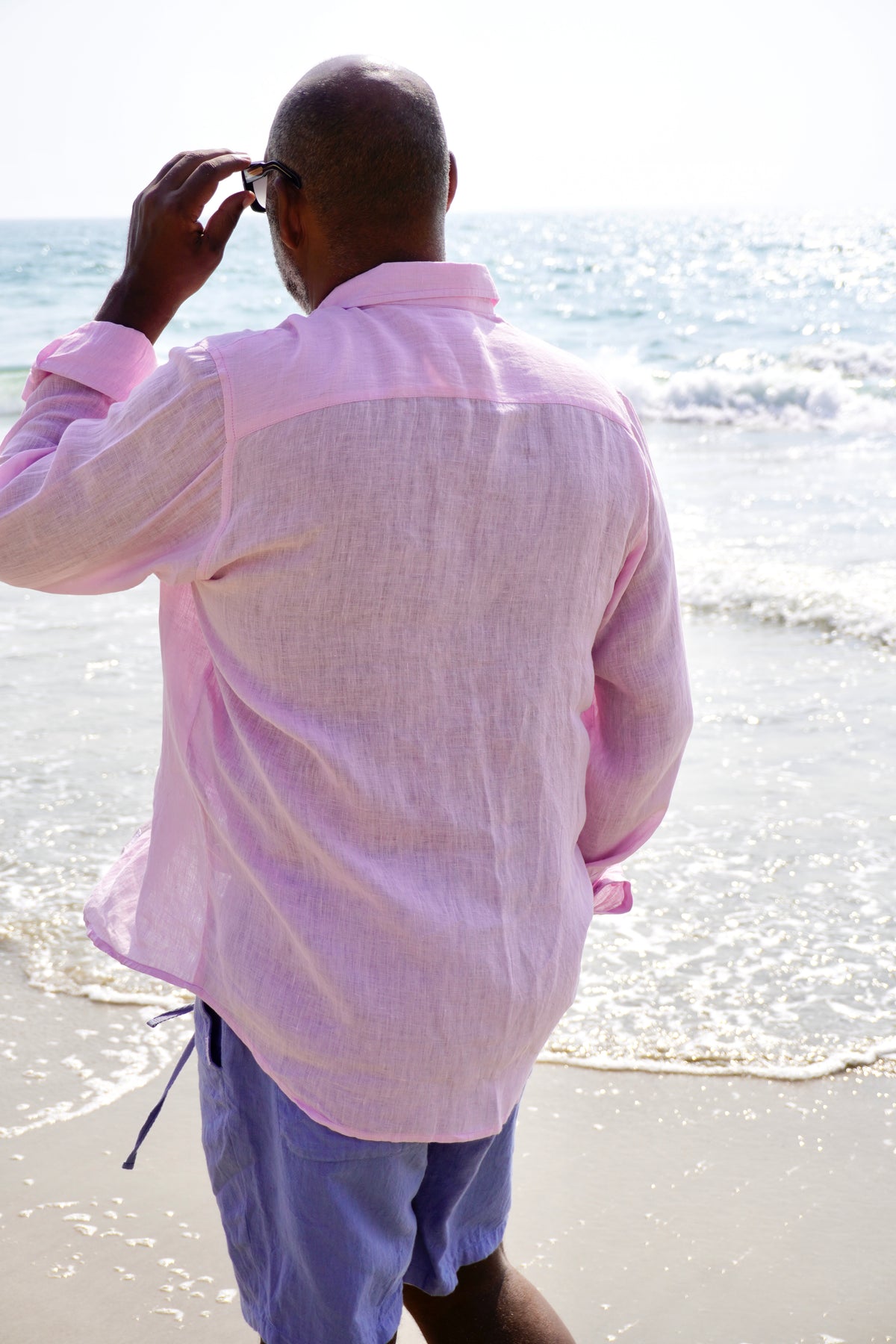 JOE SHIRT LINEN ARUBA PINK