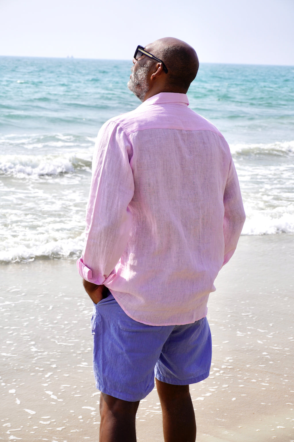 JOE SHIRT LINEN ARUBA PINK