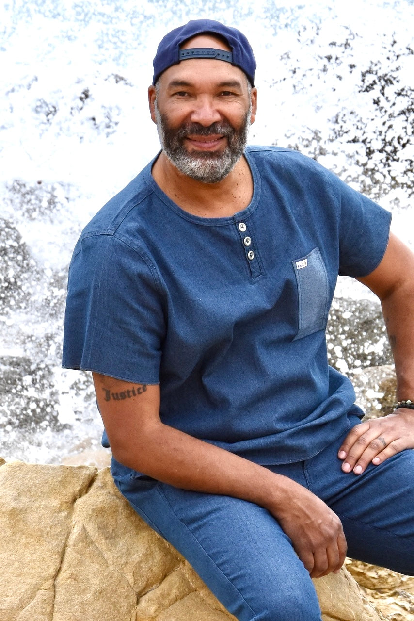 CALEB DENIM T-SHIRT