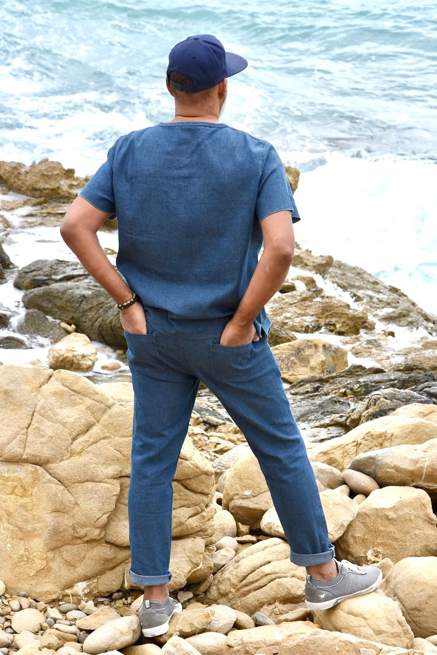 CALEB DENIM T-SHIRT