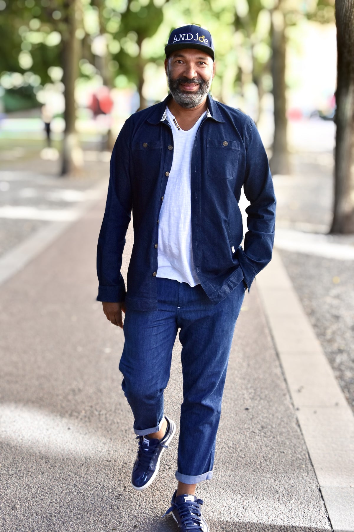 WATTS DENIM TROUSERS BLUE LOVE