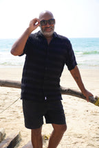 GENE COTTON SHIRT JUST BLACK