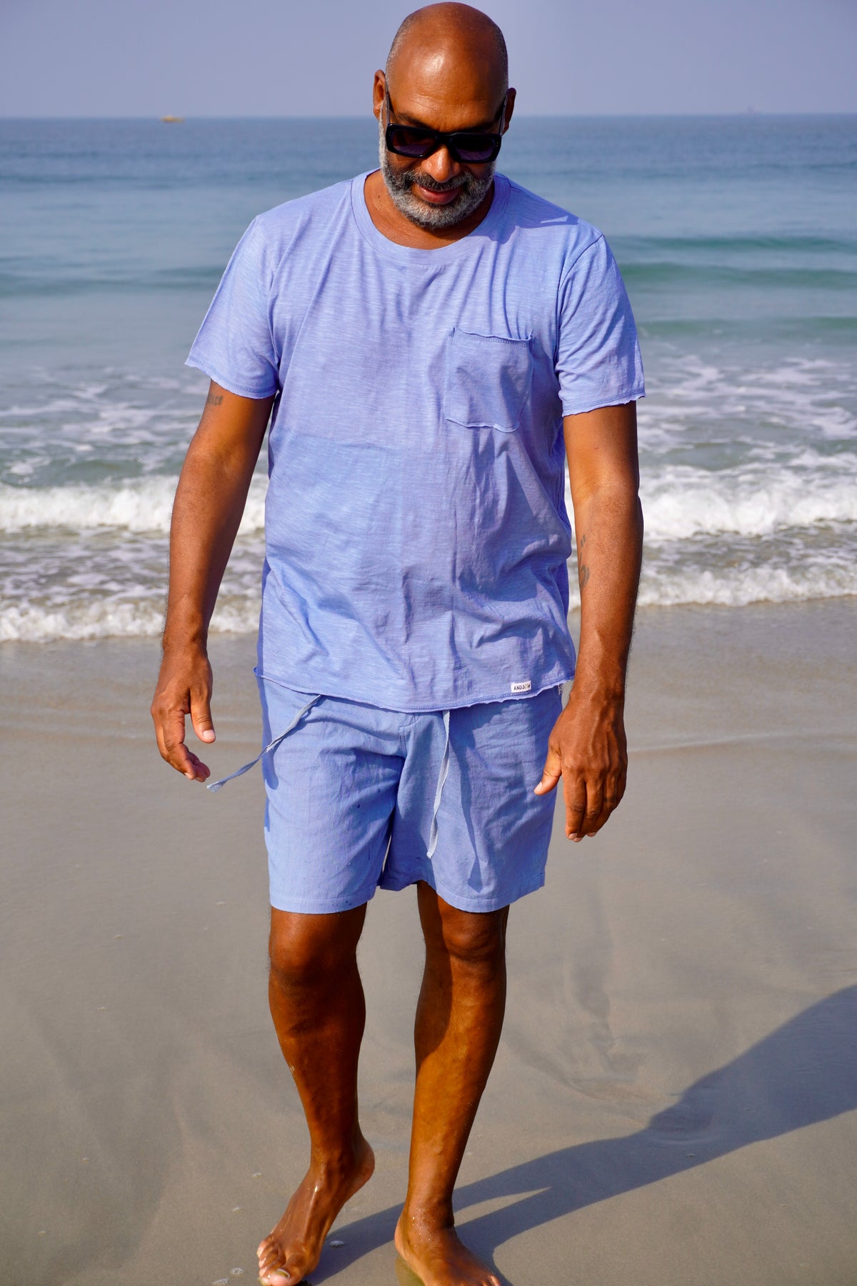HERBIE COTTON SHORTS ARUBA BLUE