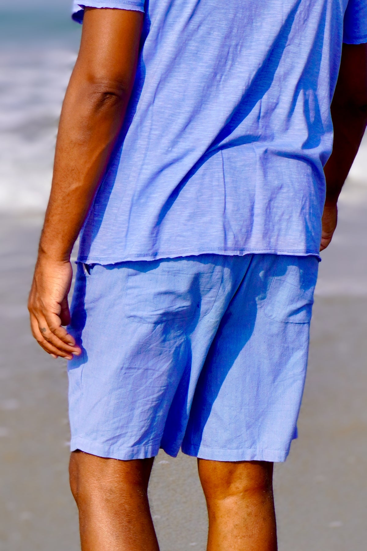 HERBIE COTTON SHORTS ARUBA BLUE