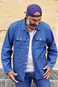 ILKER DENIM JACKET BLUE LOVE