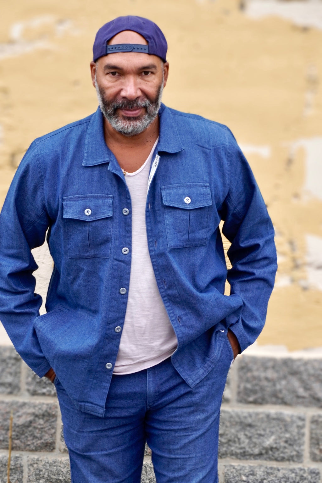 ILKER DENIM JACKET BLUE LOVE