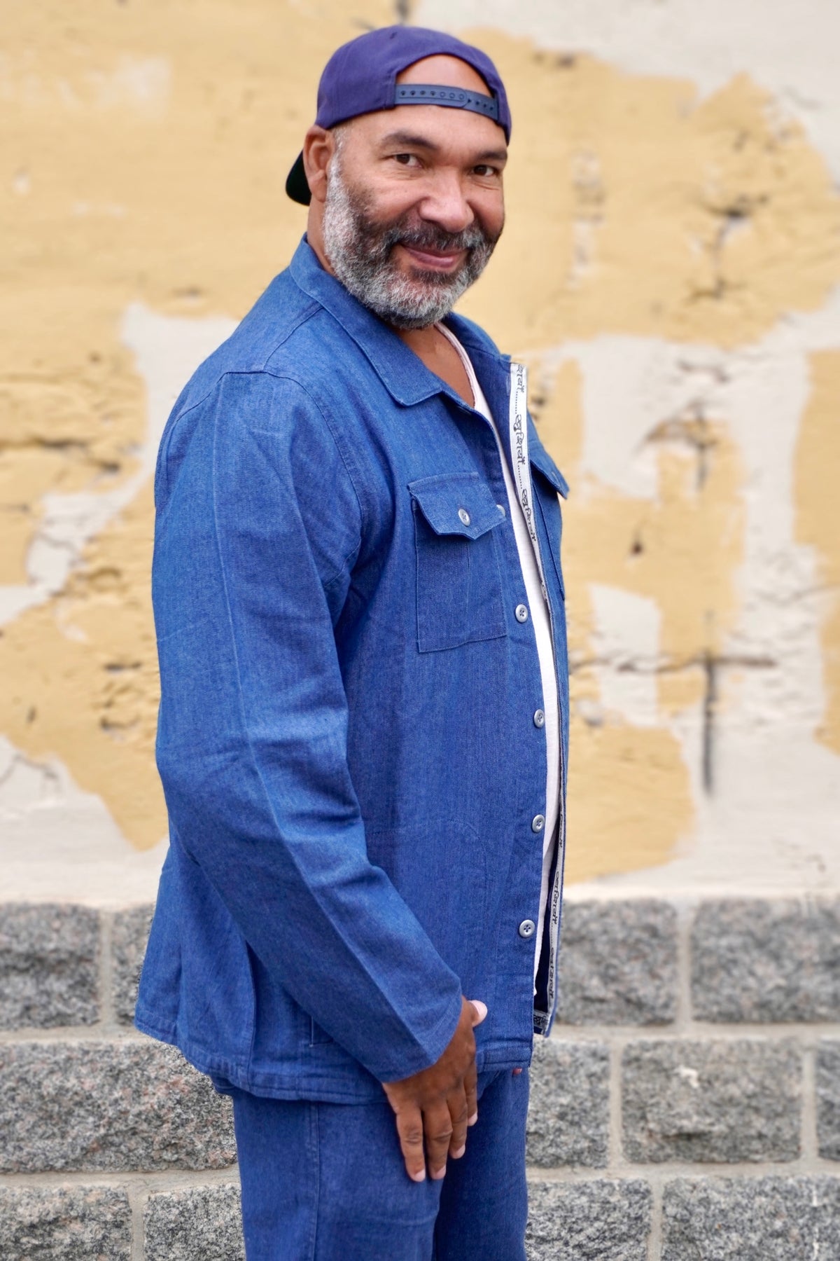 ILKER DENIM JACKET BLUE LOVE