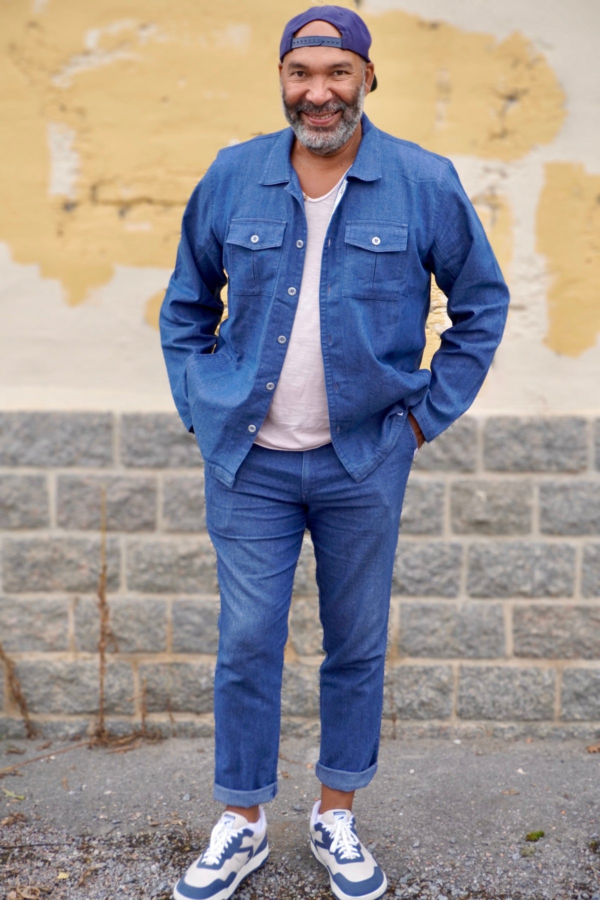 ILKER DENIM JACKET BLUE LOVE